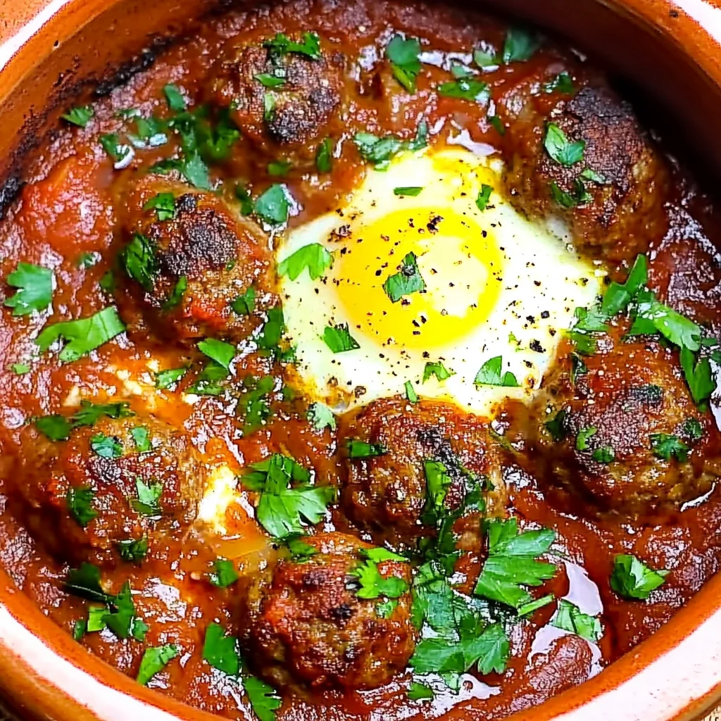 Moroccan Meatballs (Meatball Tagine)