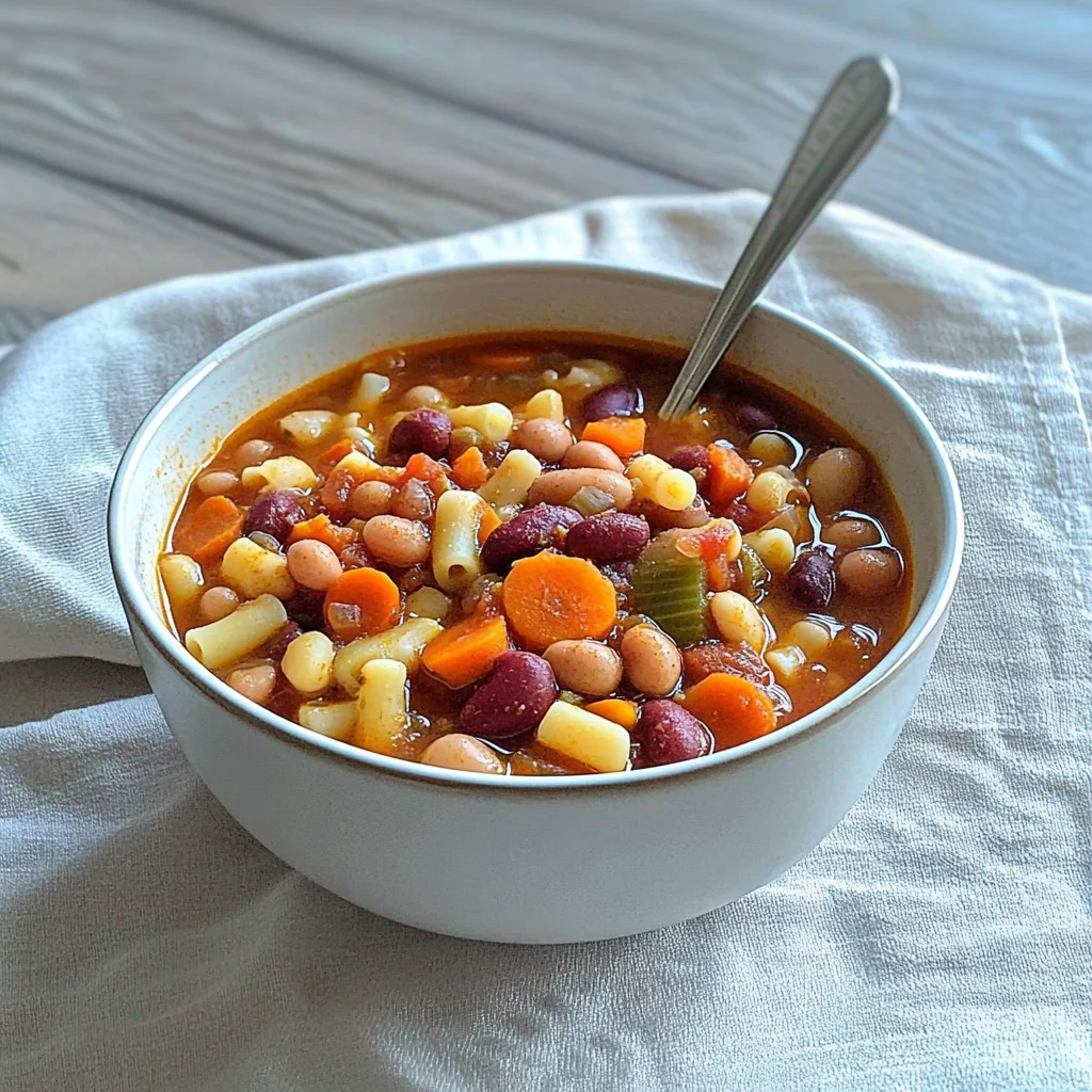 Slow Cooker Copycat Olive Garden Pasta e Fagioli