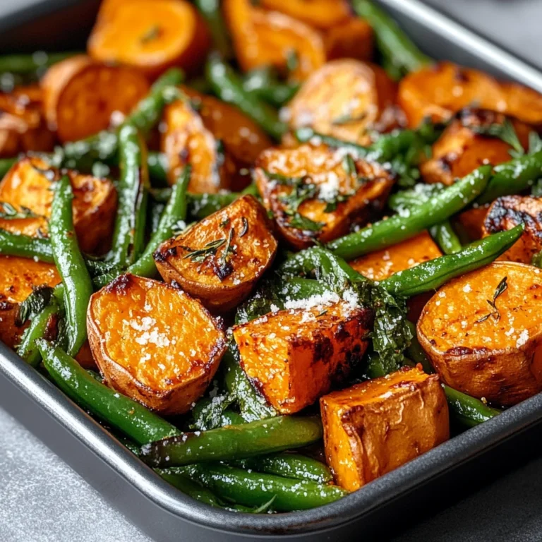 Sweet Potato & Green Bean Tray Bake: Easy & Delicious Recipe