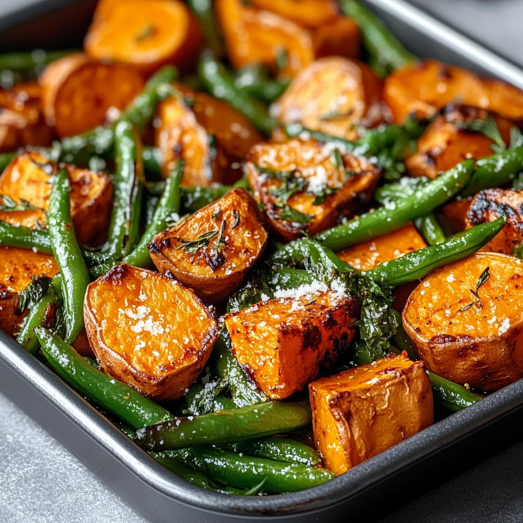 Sweet Potato & Green Bean Tray Bake: Easy & Delicious Recipe