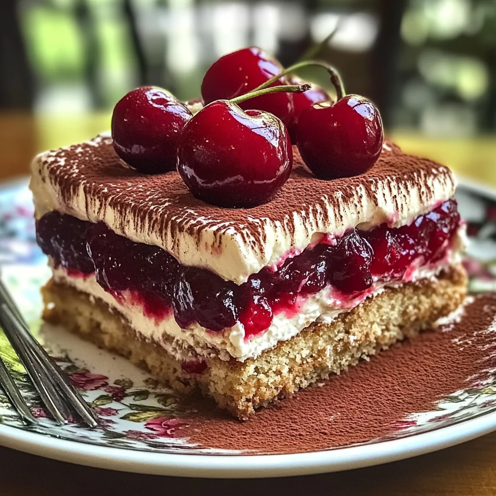 Cherry Amaretto Tiramisu Dessert: A Decadent Twist on a Classic Italian Treat